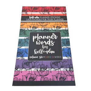 Rainbow Planner Stickers By Kellofaplan Volume Six Missing Two Stickers